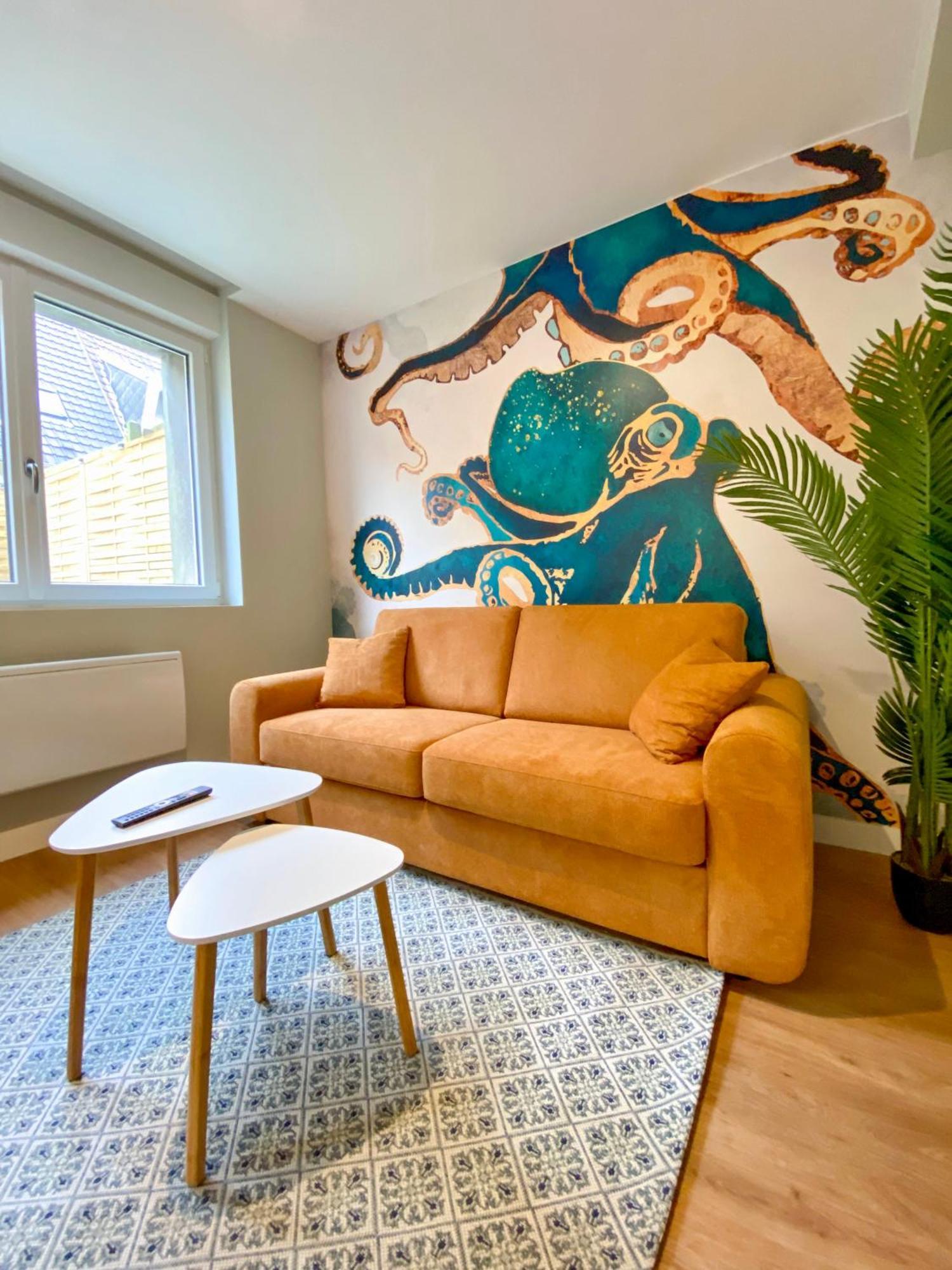 L'octopus - 2 Adultes 2 Enfants Jardin, Proche Centre Et Apartment Le Portel